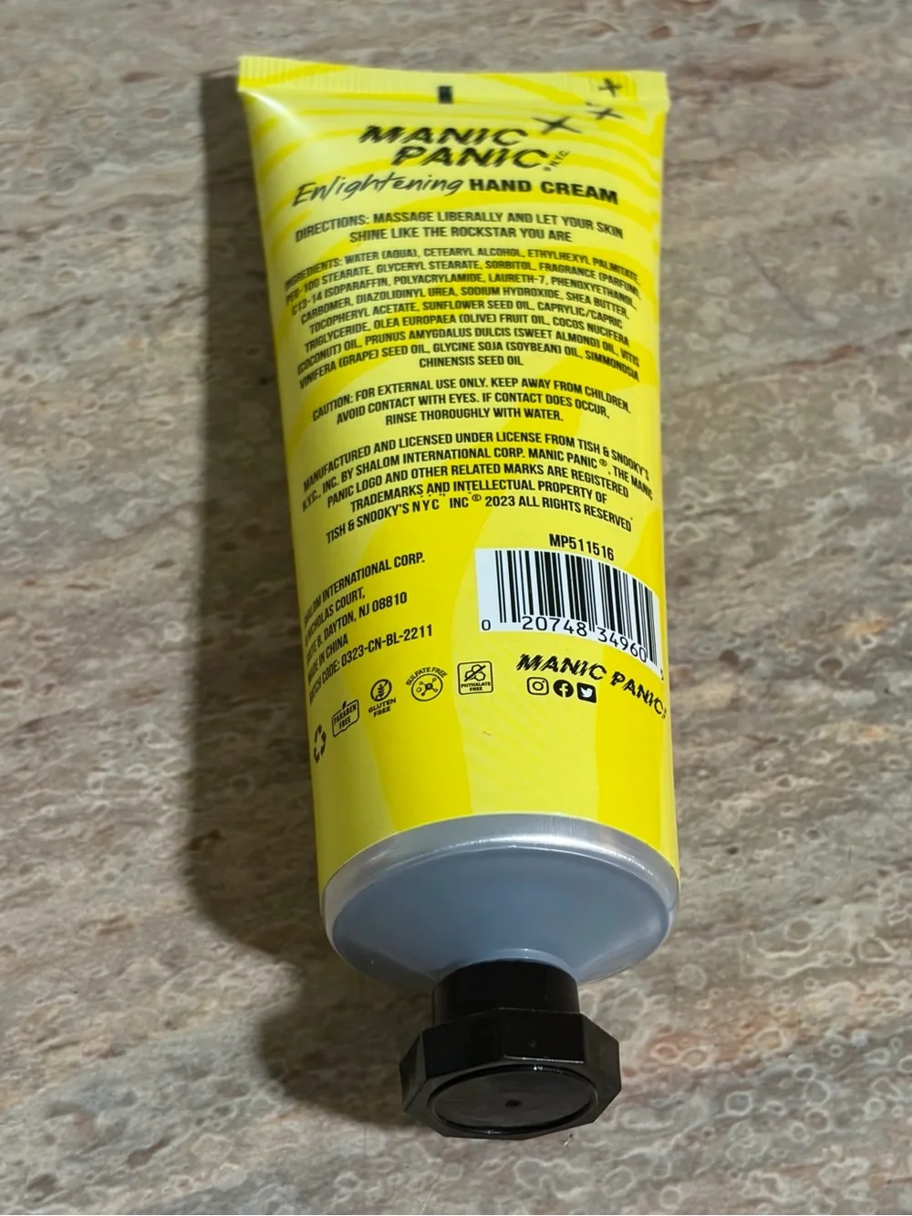 Manic Panic Enlightening Coconut Lemon & Liberating Rosewater Pomegranate Cream